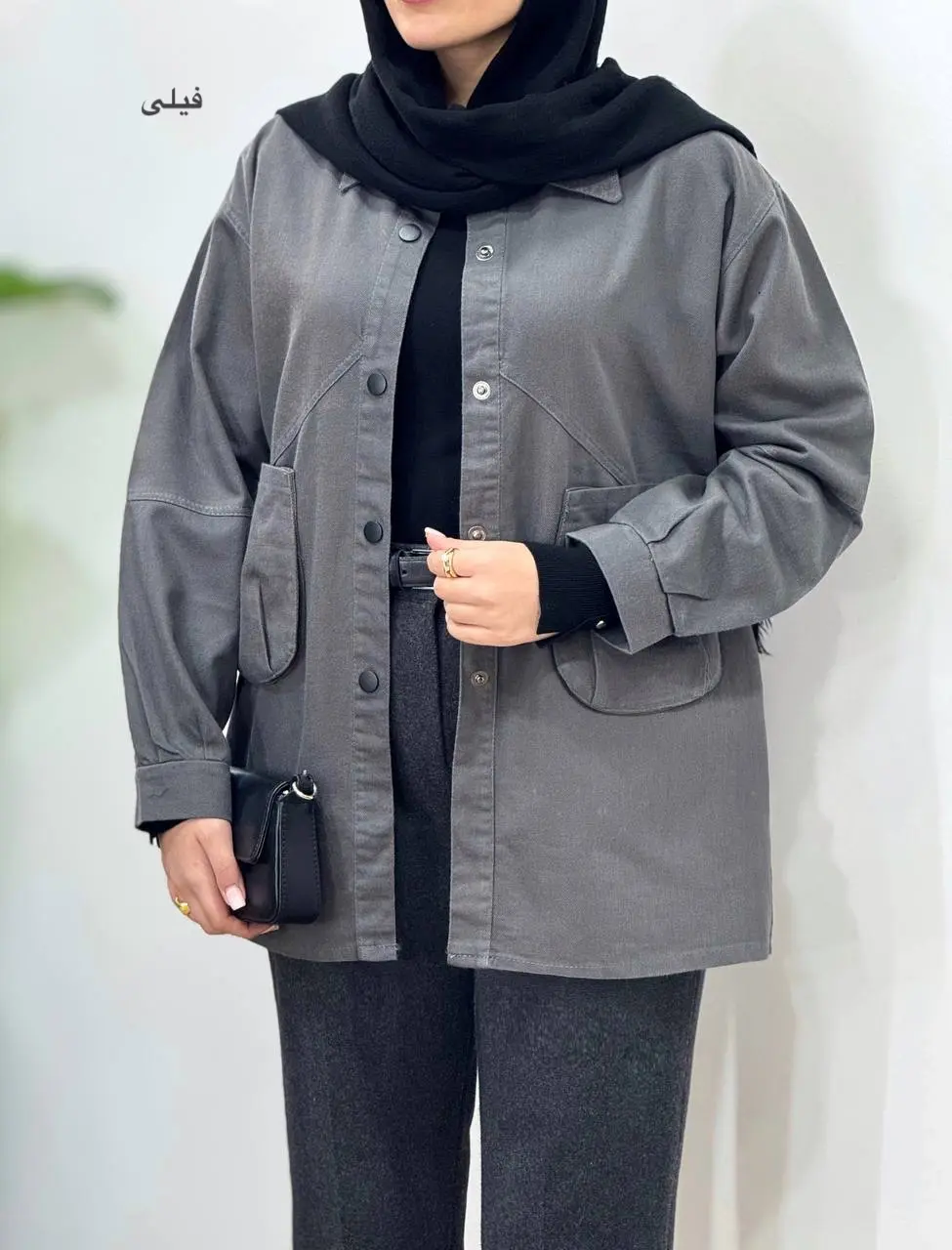 کت کتان پاییزه مانیا